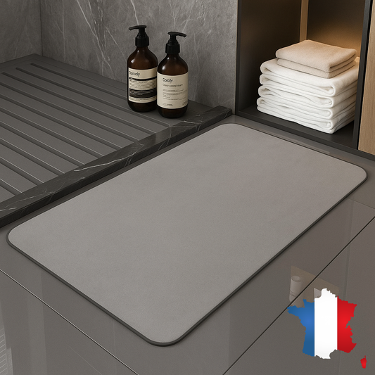 Tapis de Bain Antidérapant Ultra-Absorbant – Diatomite™